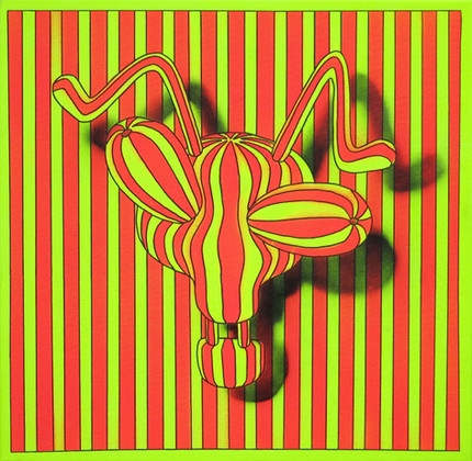 Gestreifte Illusion