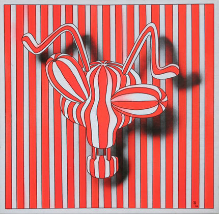 Ameise im Farbgewitter