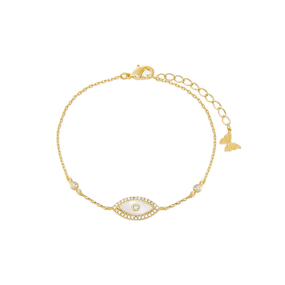 Evil Eye Pave Bracelet