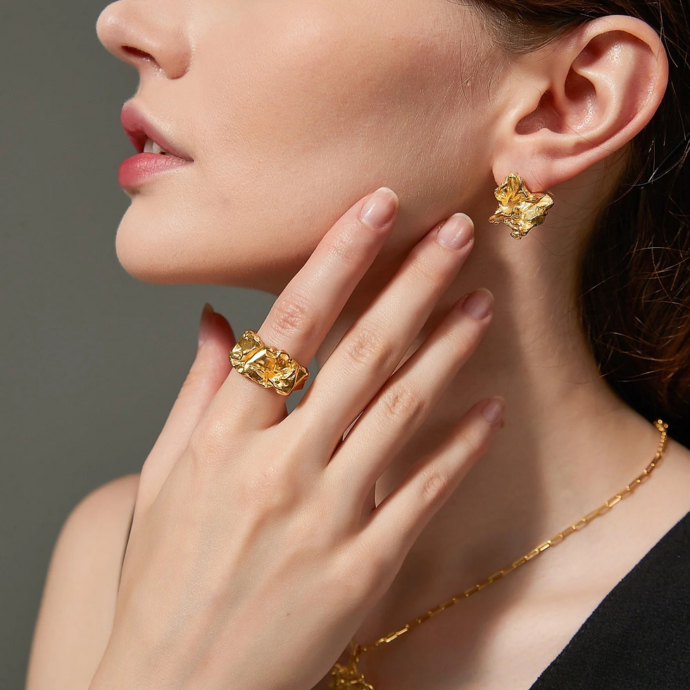 Thumbnail: Gold Nugget Statement Ring