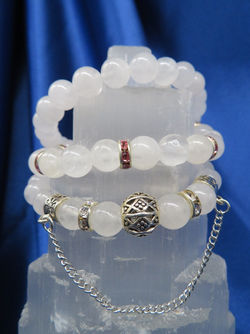 Bracelet #58 Snow Quartz Crystal Bracelet
