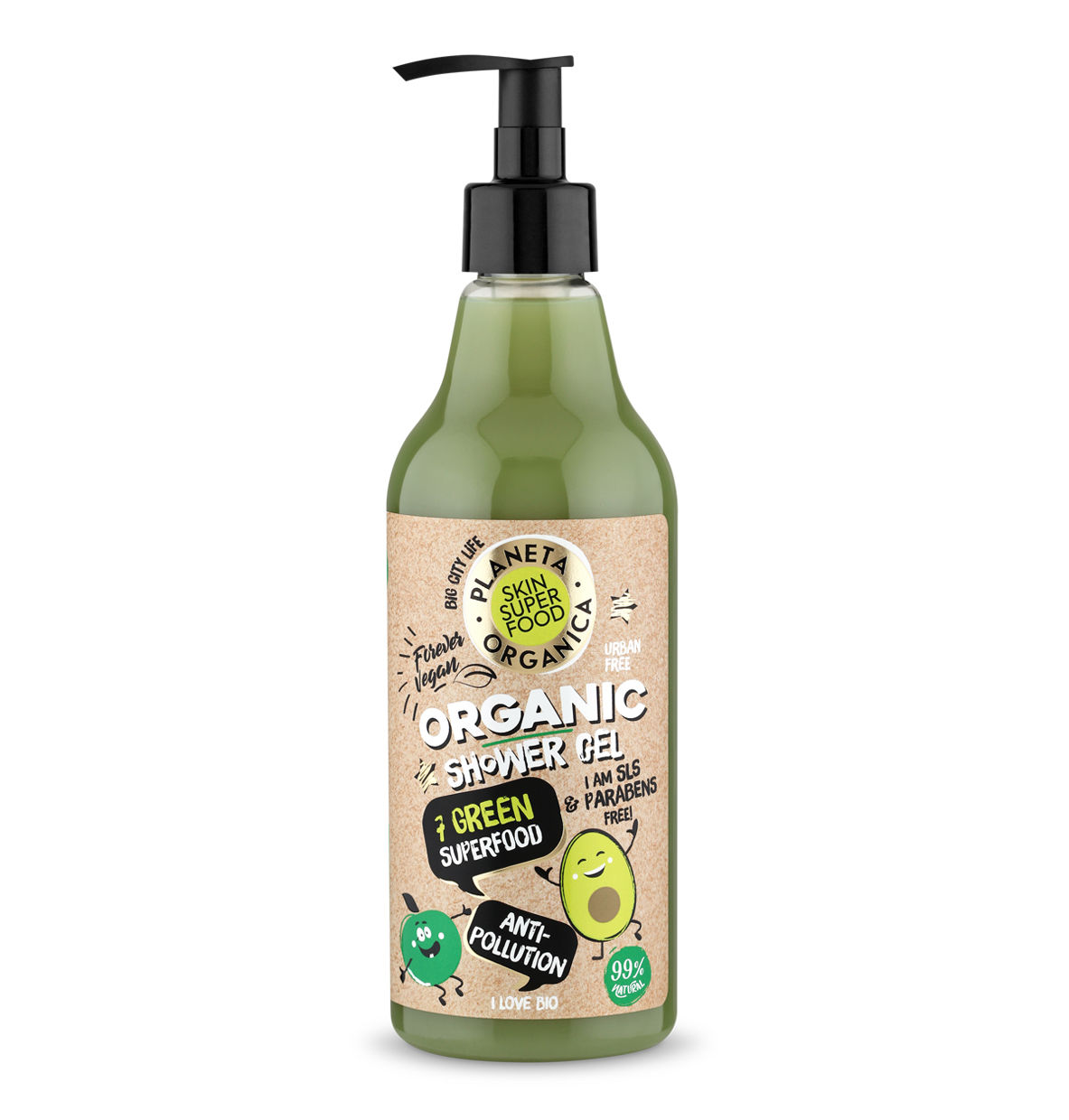Гель для душа Skin Super Food − Anti−Pollution
