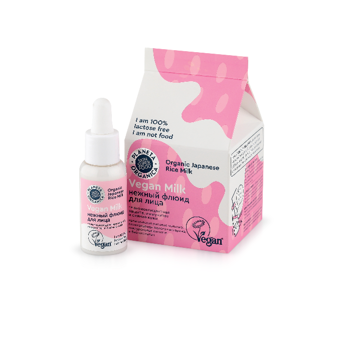 Нежный флюид для лица Vegan Milk