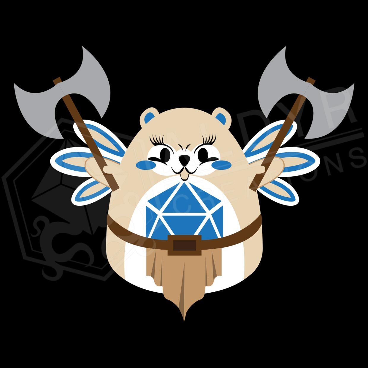 Barbarian - Cutesie Classes Coaster