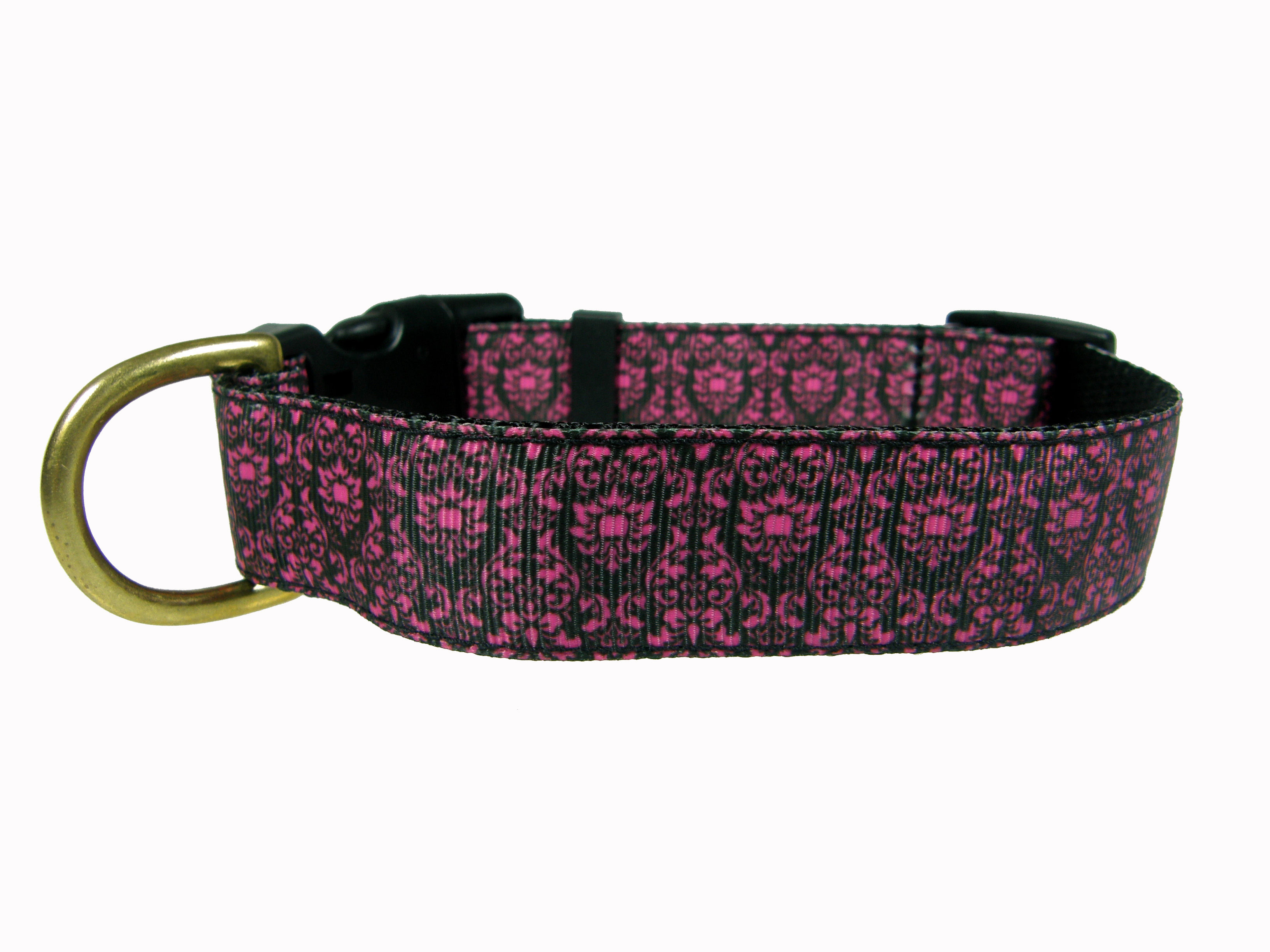 25mm Wide Pink Regal Dog Collar