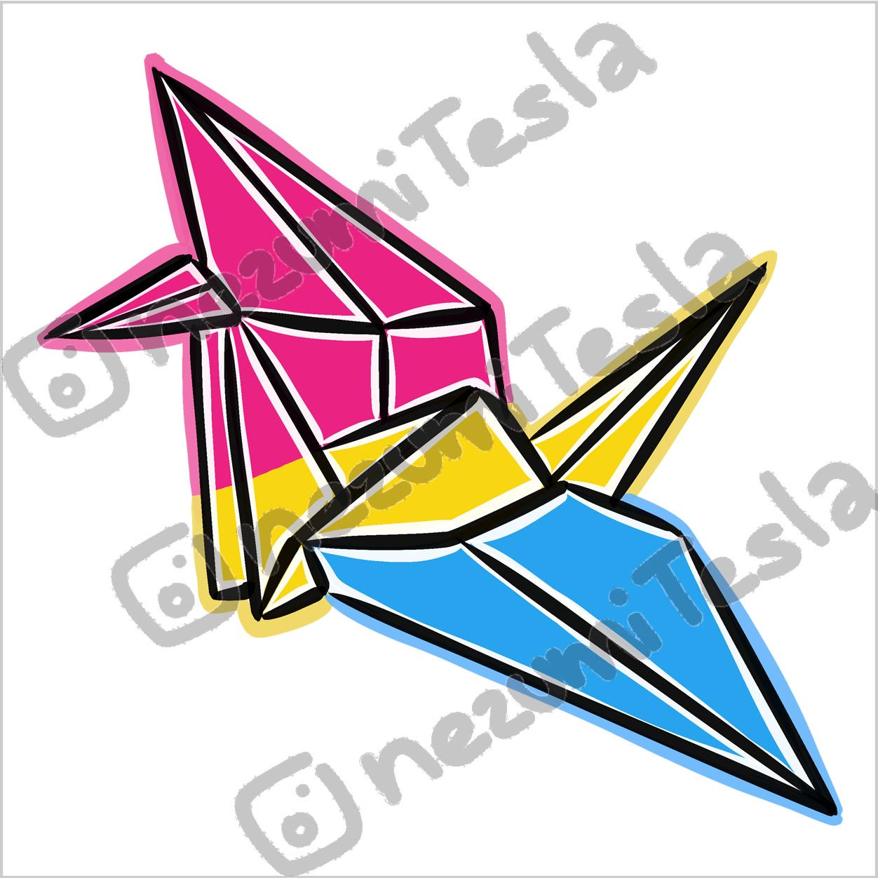 Pan Origami Crane Coaster