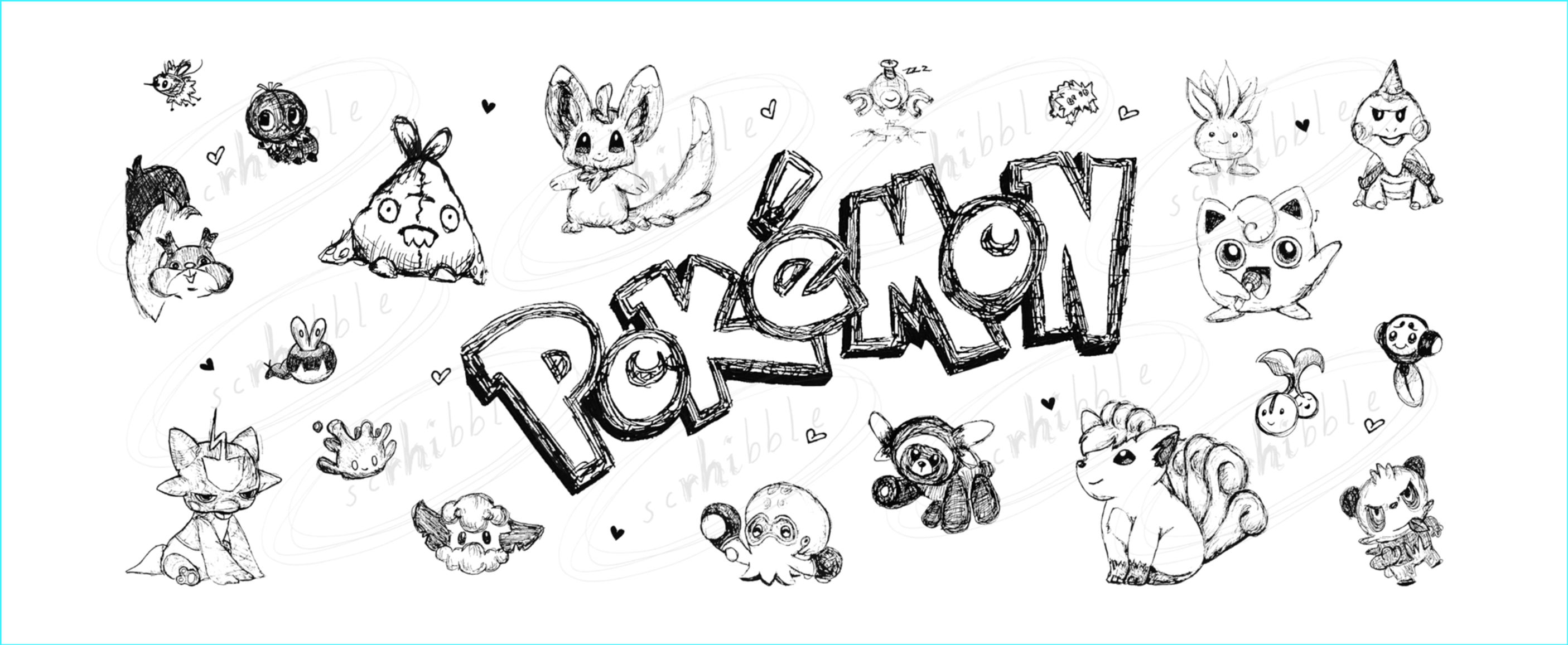 Pokémon Doodles Mug