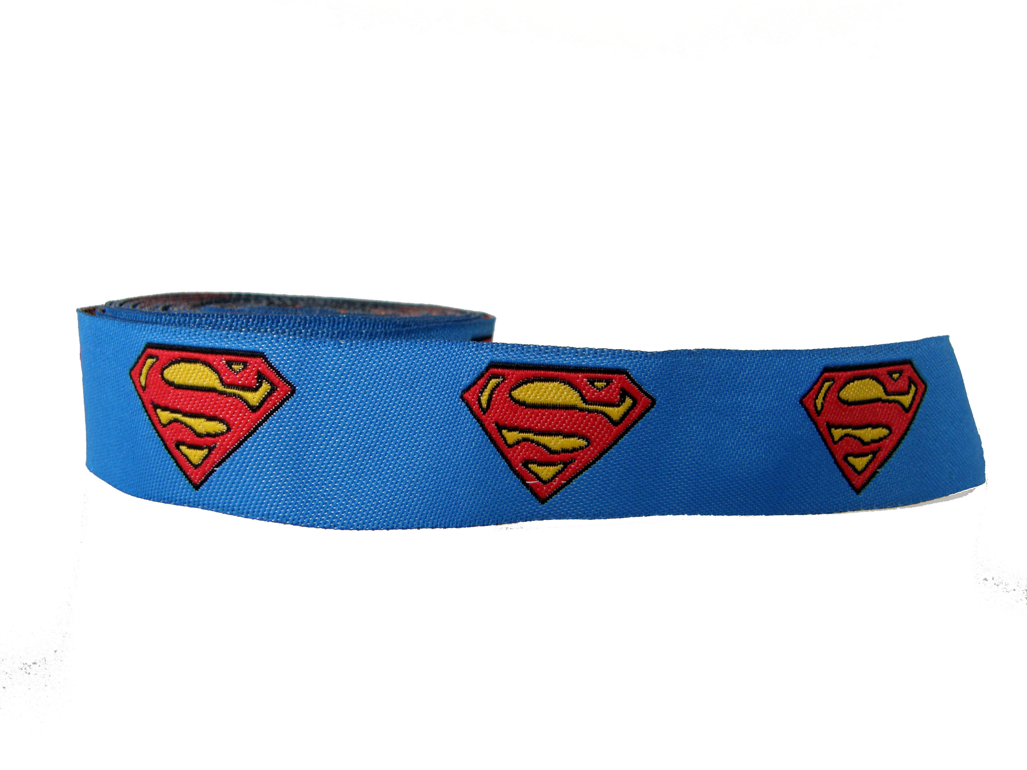 25mm Wide Superman Dog Collar