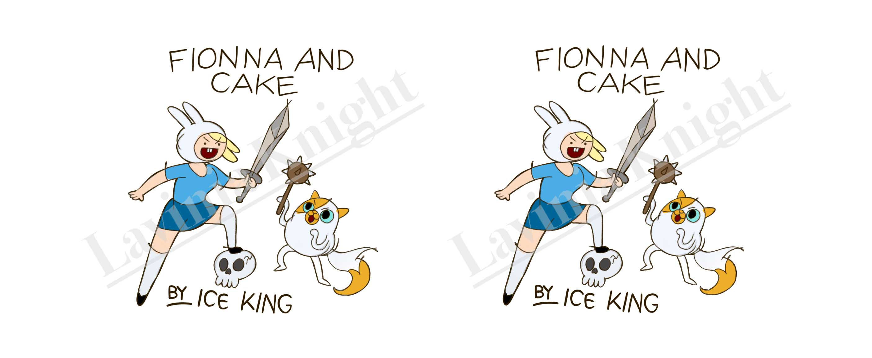 Fionna & Cake, by Ice King Mug