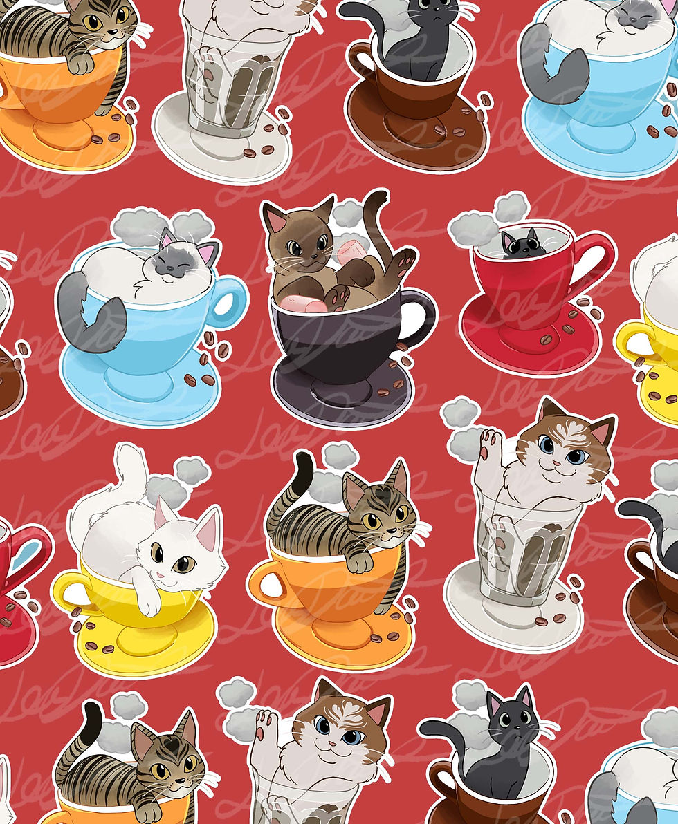 Thumbnail: Coffee Cats Mousepad