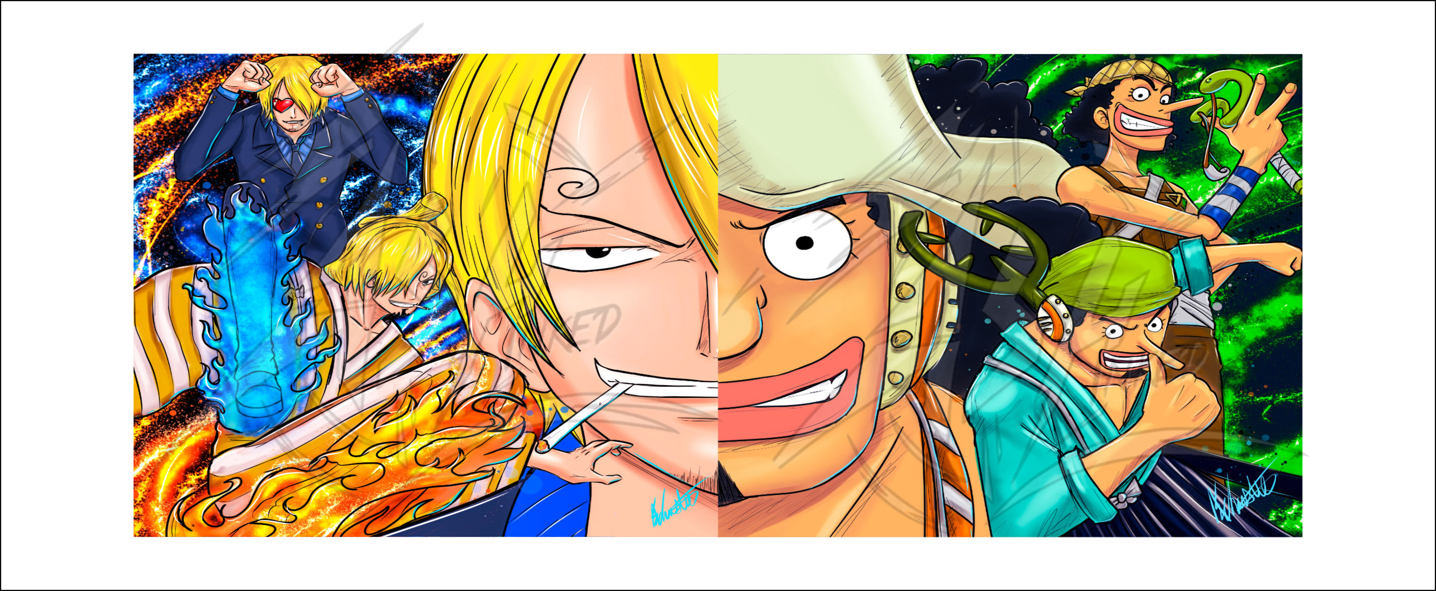 Sanji & Usopp Mug