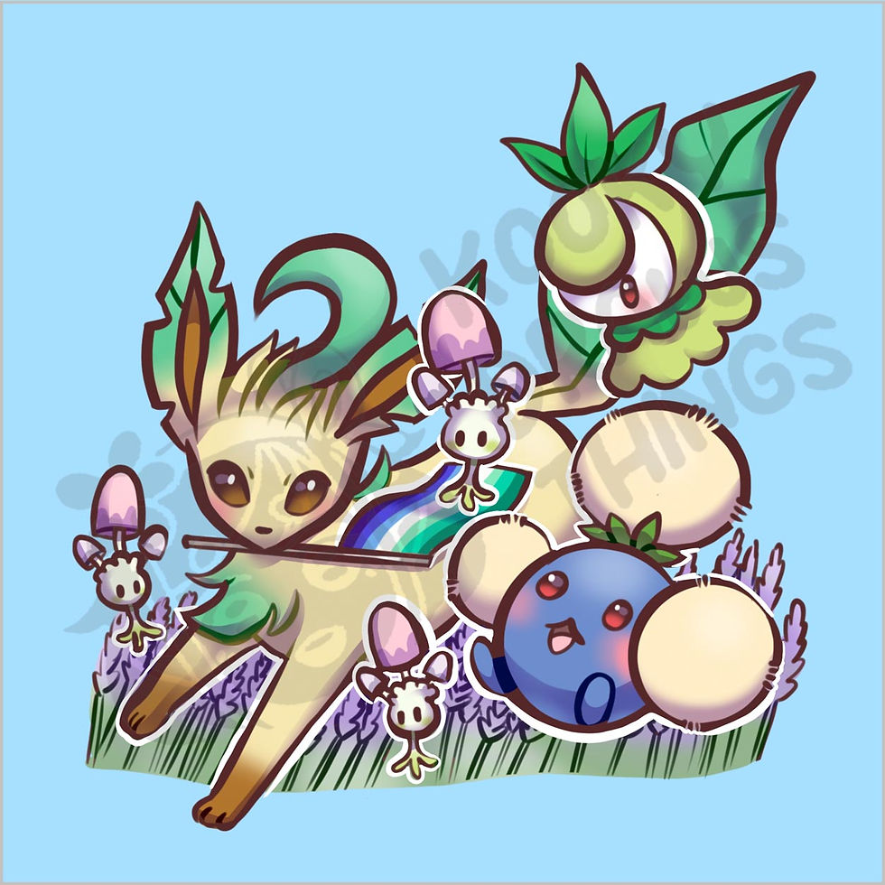 Thumbnail: Leafeon Coaster