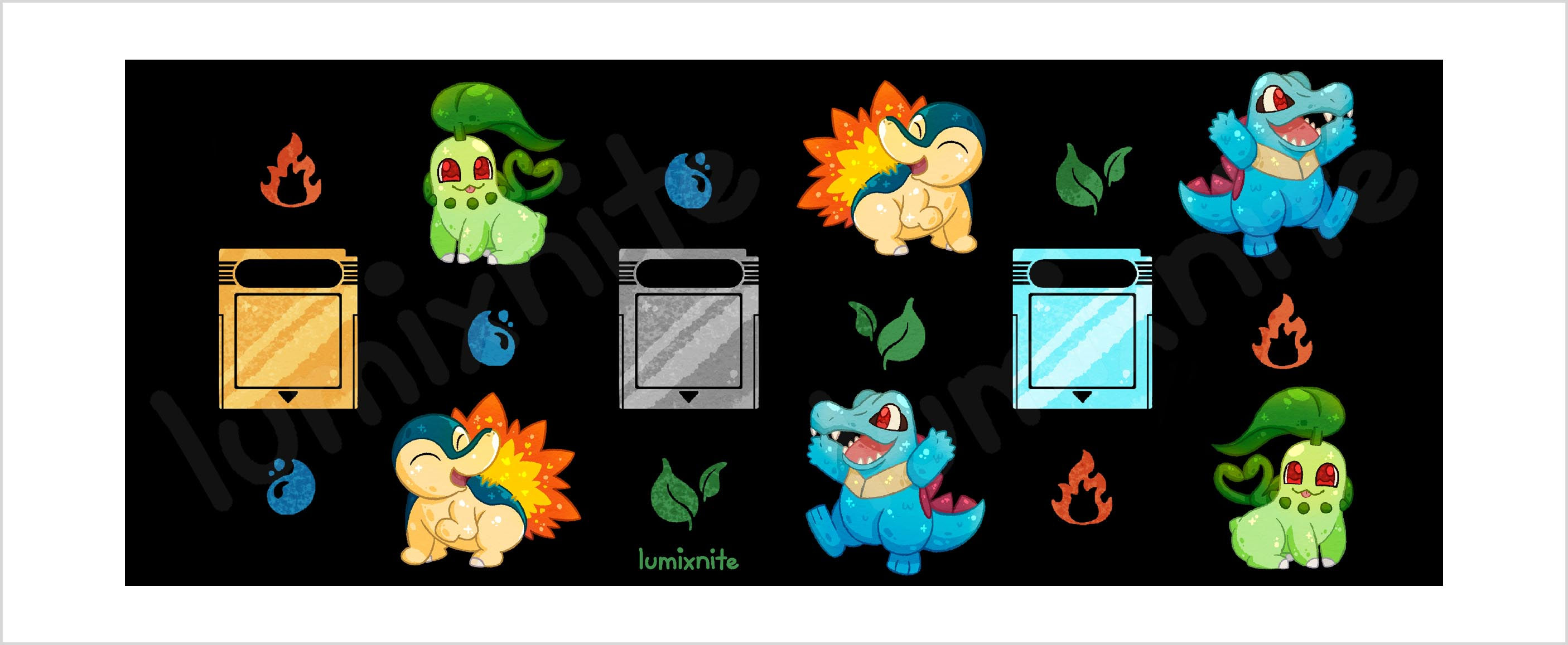 Johto Starters Mug