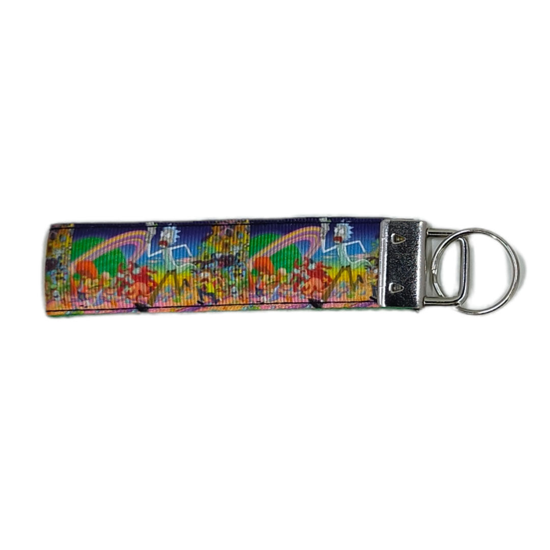Rick & Morty Keyring