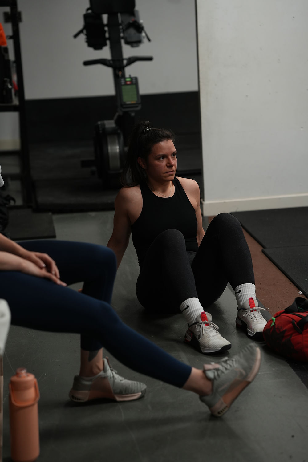members recovering after a hard workout