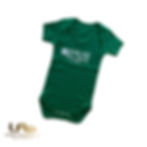 Thumbnail: 6 to 12 Months - Green Baby Short Sleeve Bodysuit