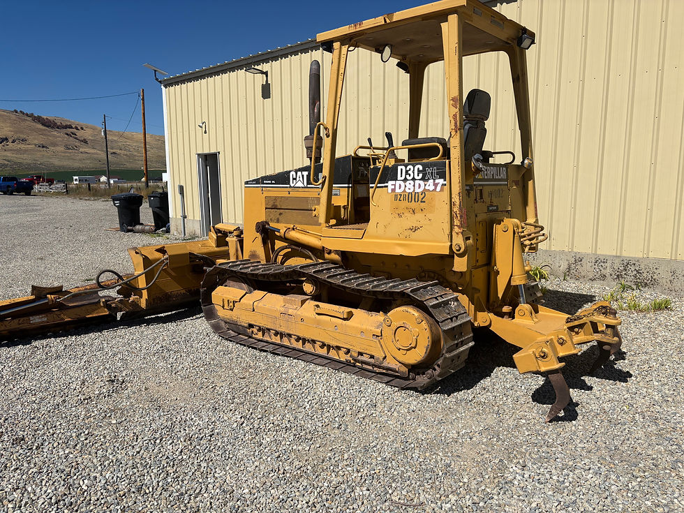 Thumbnail: 1999 cat D3C series 3 dozer, hystat transmisison. 