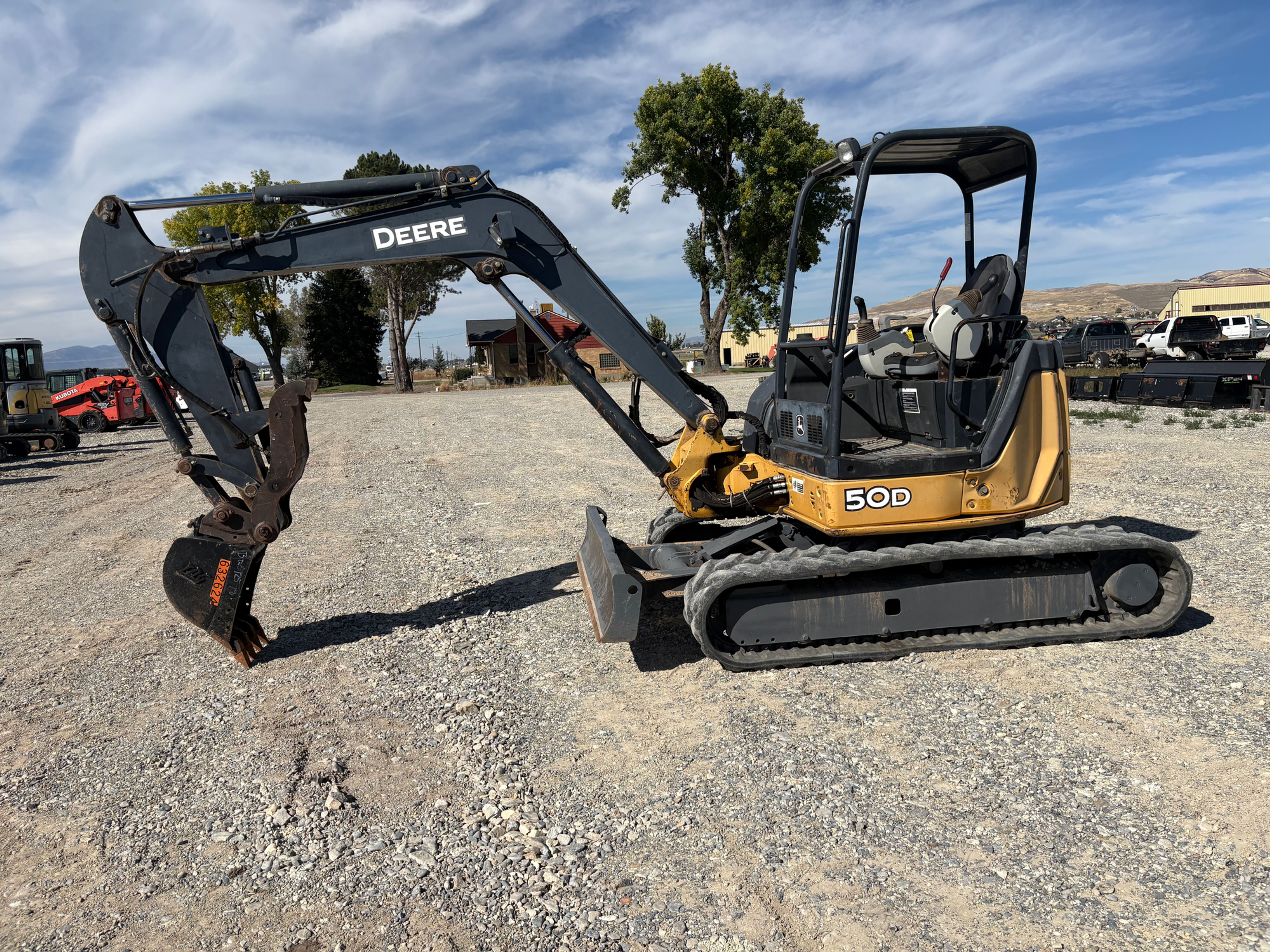 2008, John Deer 50 D Excavator, 3800 hours, price firm