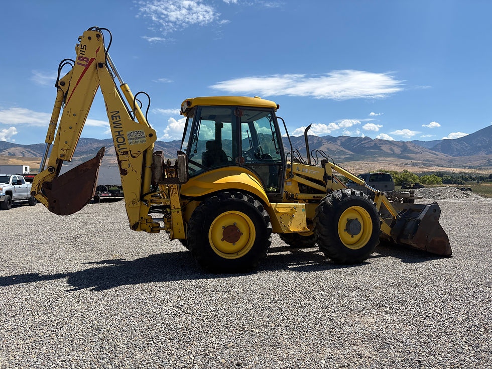 Thumbnail: 2002 new holland LB115 backhoe 4x4 