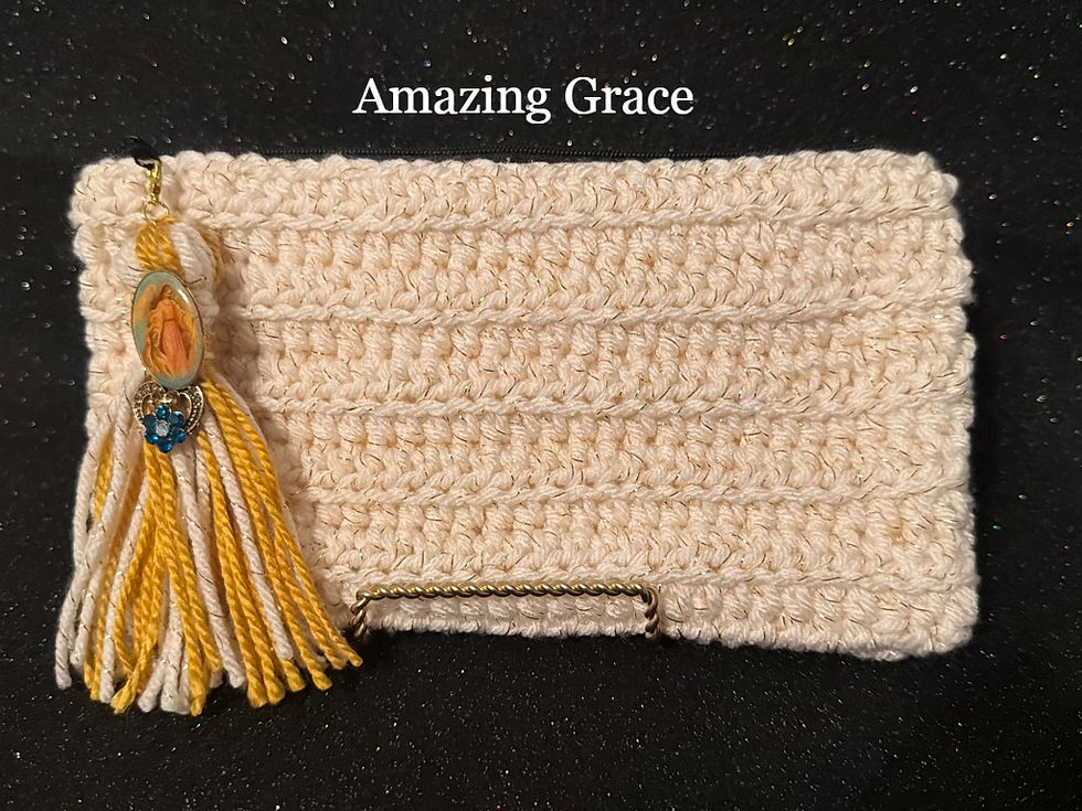 Thumbnail: Cosmetic Bag w/ Tassel & Charms