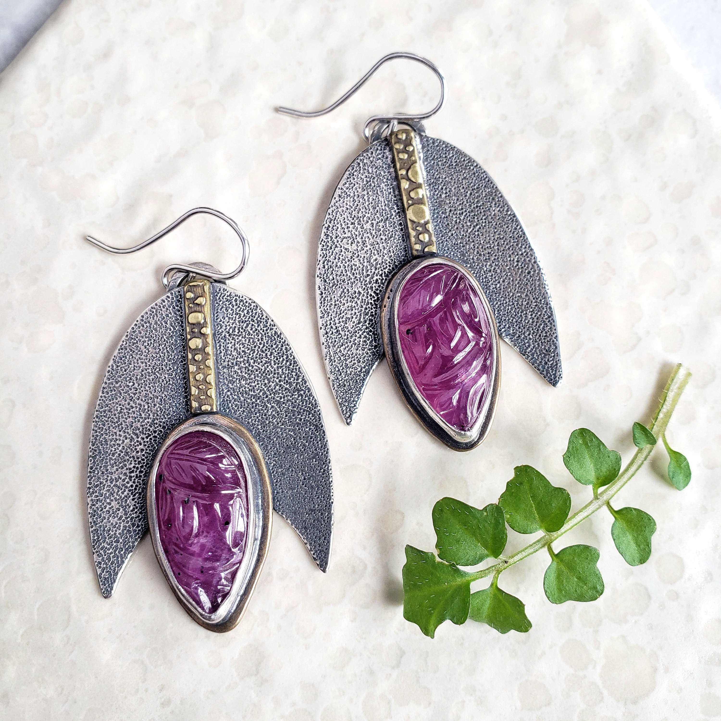 shieldmaiden: carved ruby