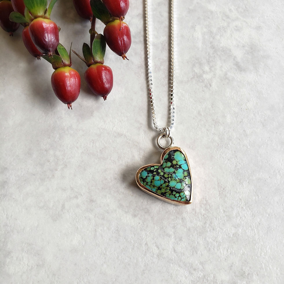 yungai turquoise heart: 
