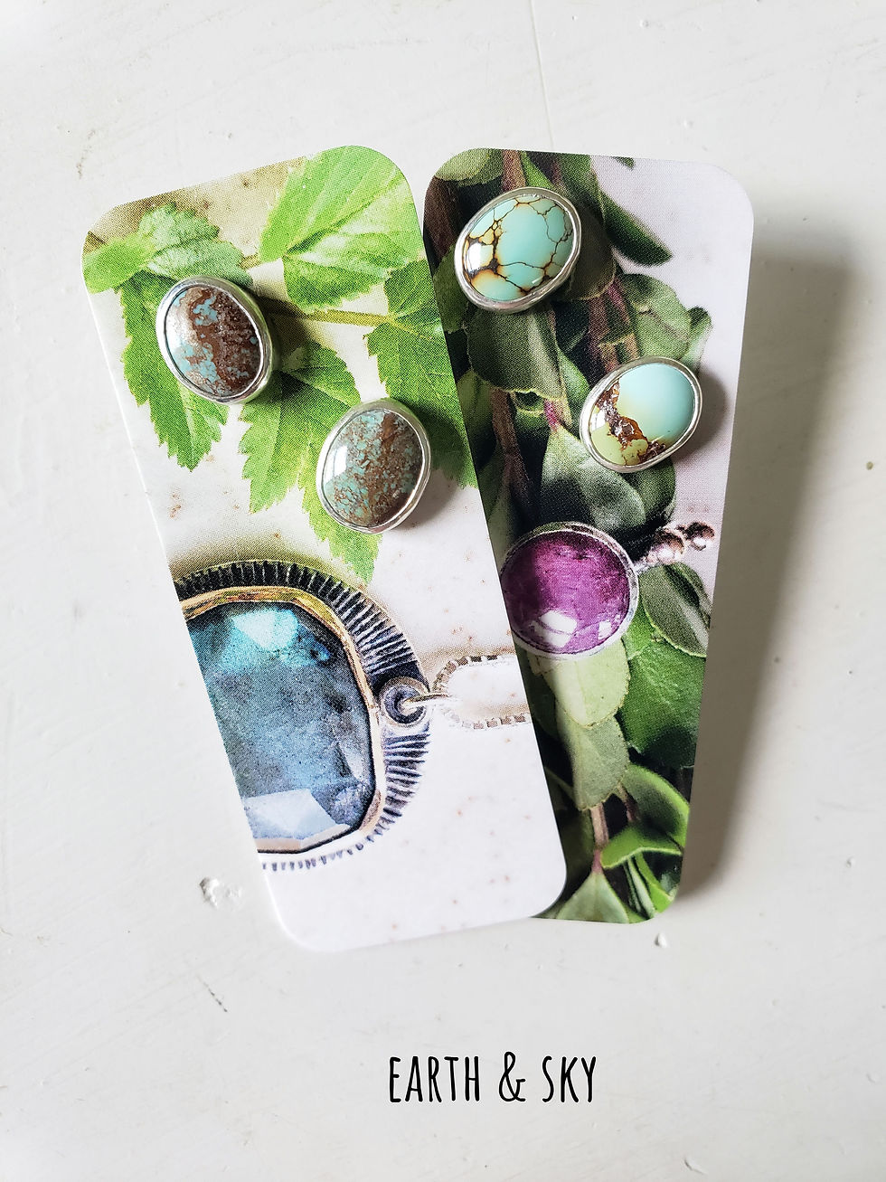 Thumbnail: turquoise kiss studs