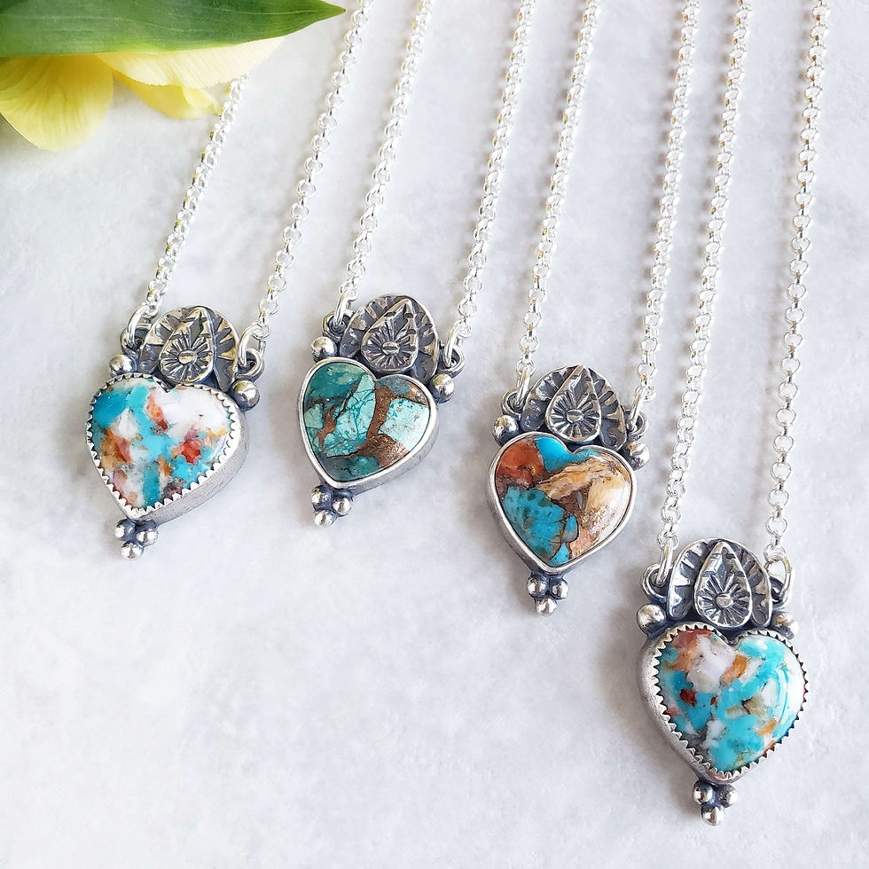 Thumbnail: hearts afire necklaces