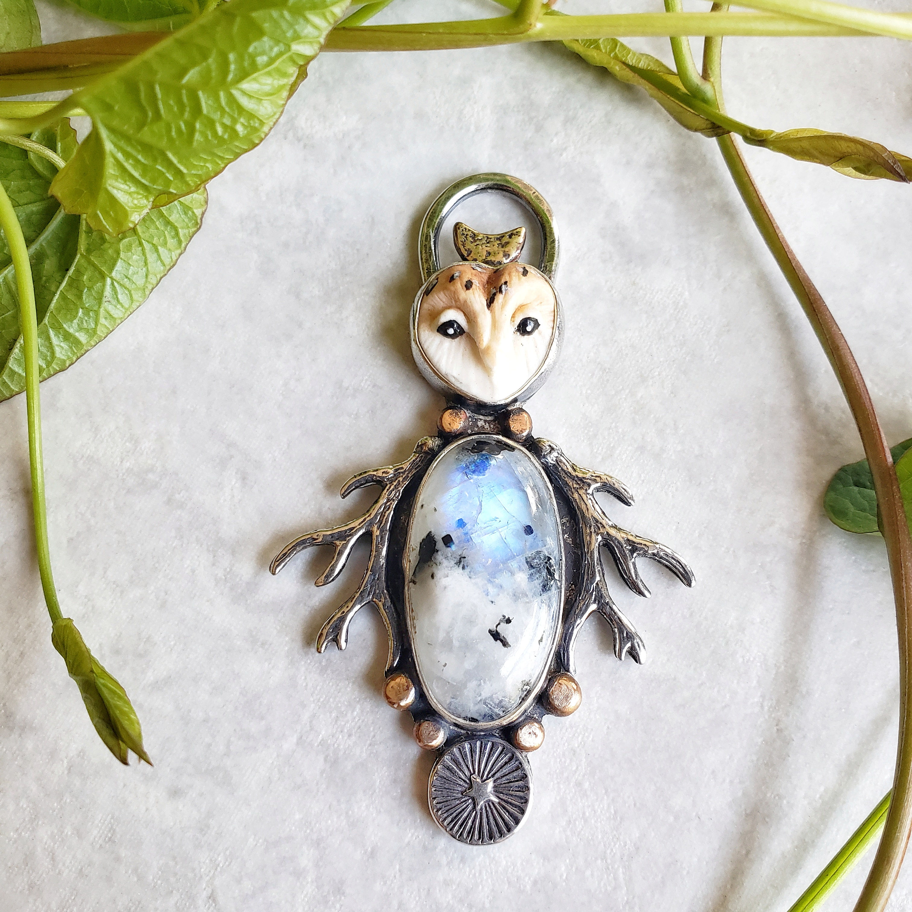 vigor: owl spirit necklace