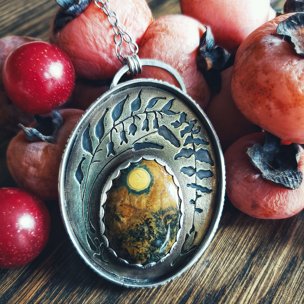 forest undergrowth shadowbox