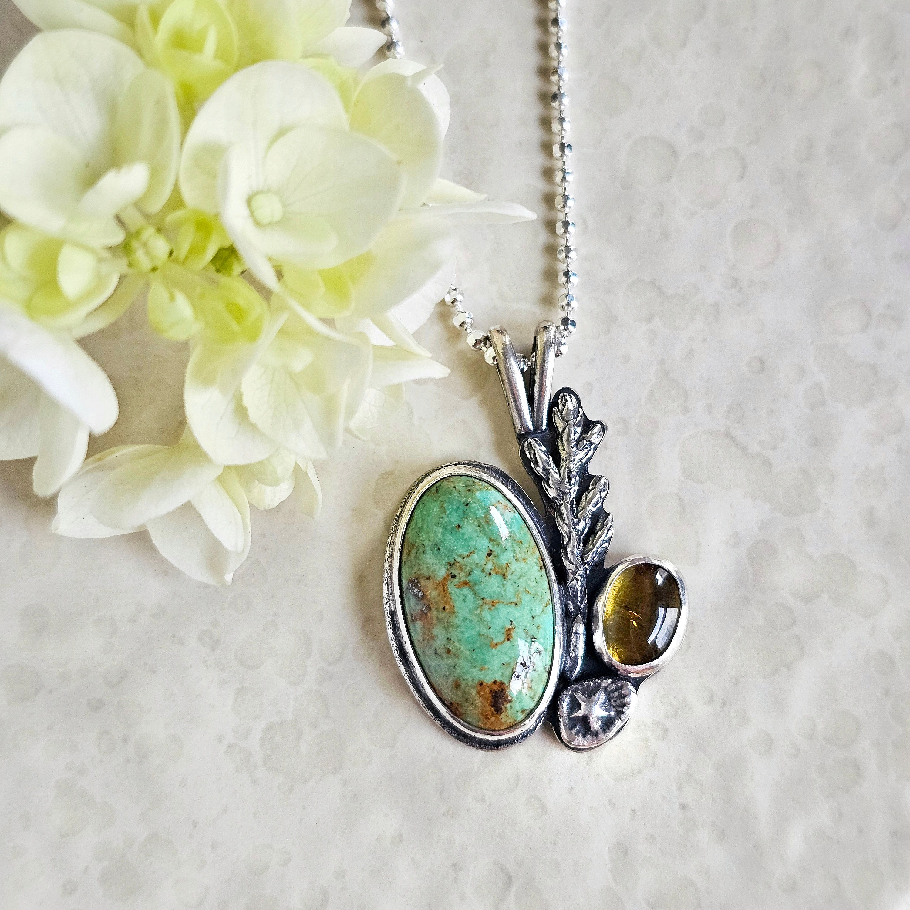 turquoise & chartreuse tourmaline