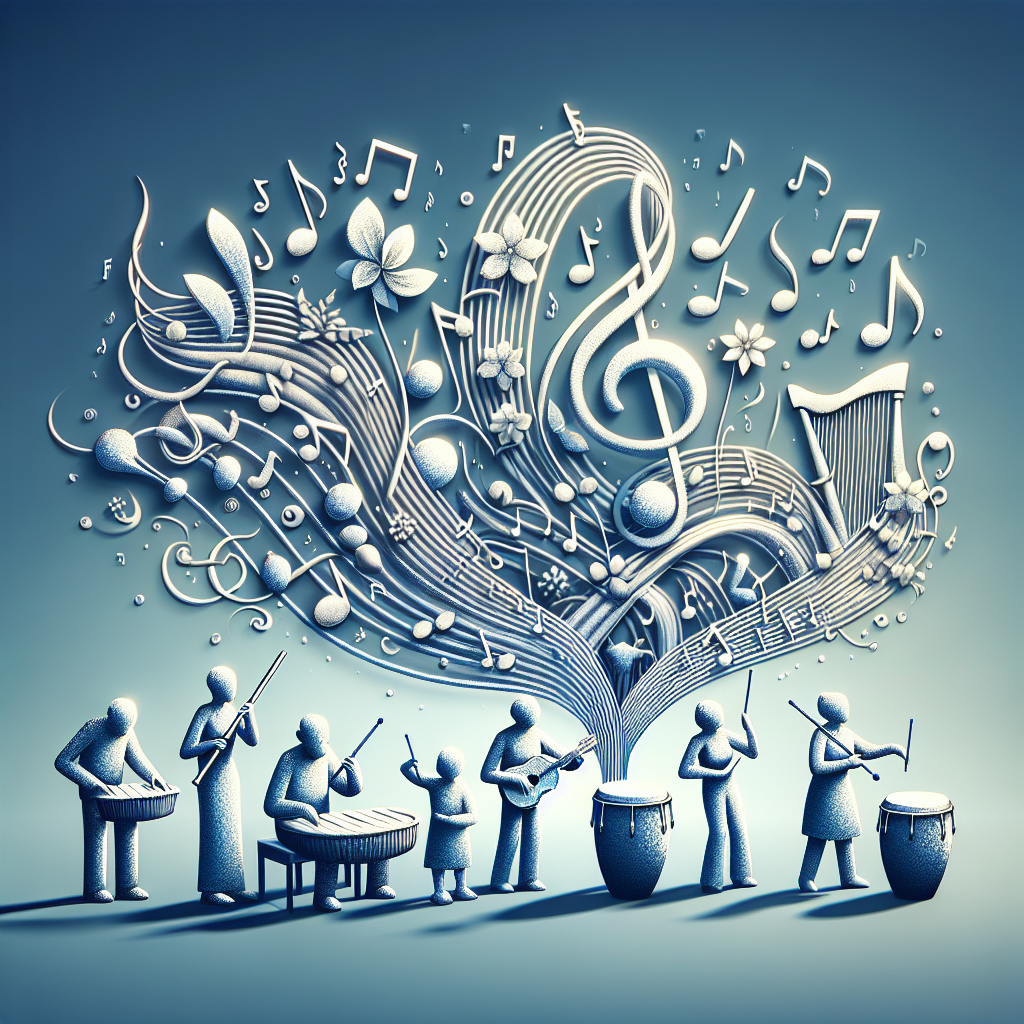 Infant enjoying music