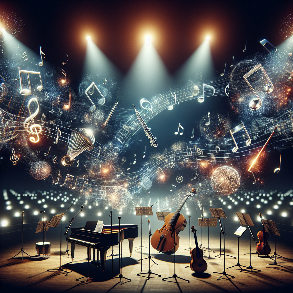 Musical notes harmony