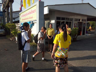 บรรยากาศเปิดเรียนวันแรกในเทอมที่ 2 ปีการศึกษา 2561