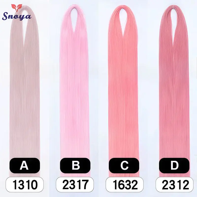Thumbnail: Snoya 120cm Synthetic Hair Raw Materials 100 Colors Used for Wig
