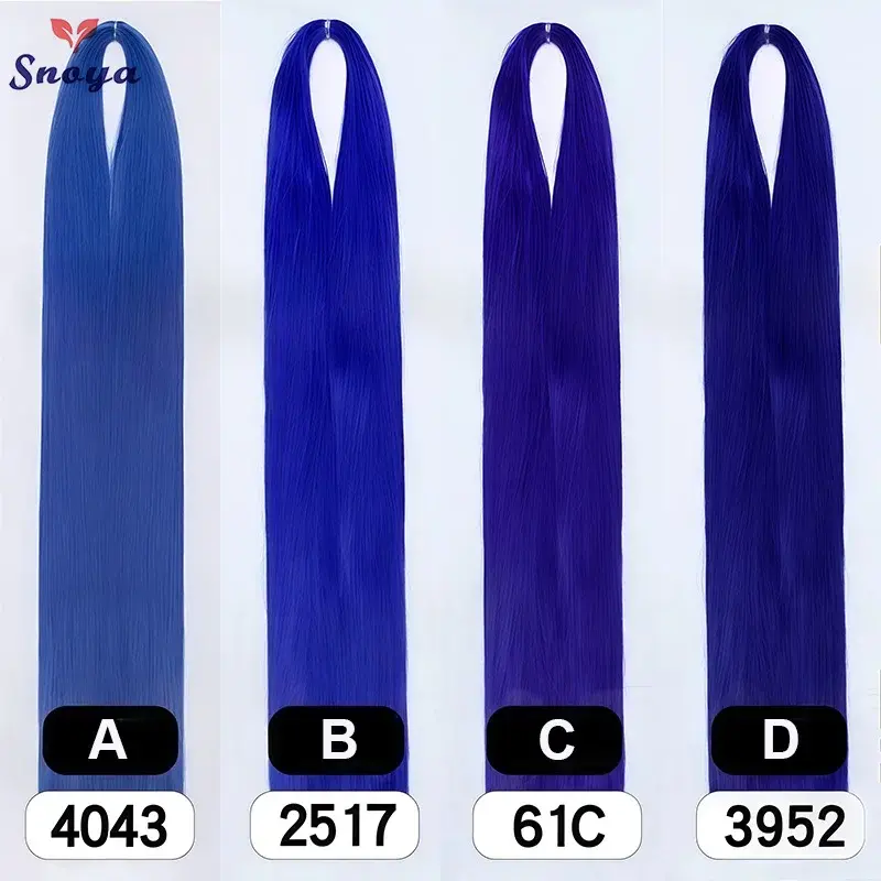 Thumbnail: Snoya 120cm Synthetic Hair Raw Materials 100 Colors Used for Wig