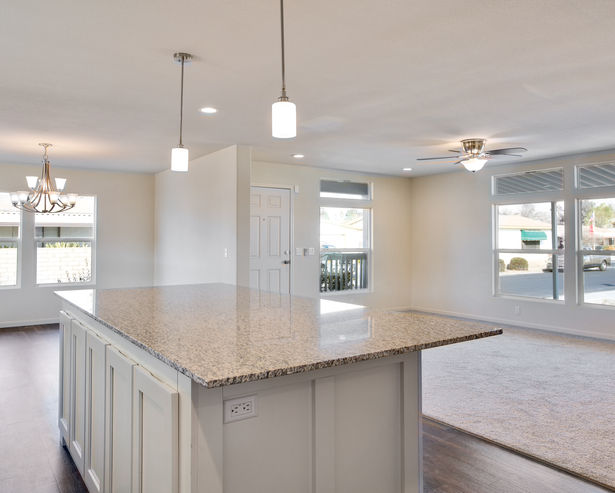 Kitchen island in a home at 8536 Kern Canyon Rd