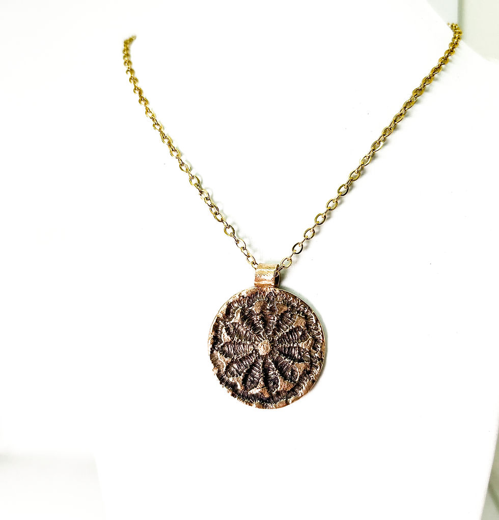 Miniature : BRODERIE collier DENTELLE