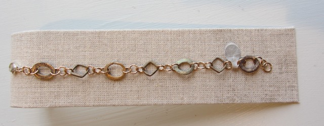 Bronze link bracelet