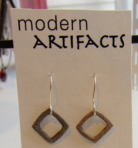 Bronze with sterling earwire