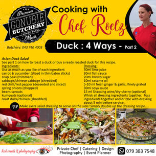 Chef Roelz: Duck: 4 Ways - Part 2