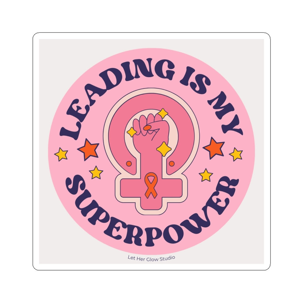Thumbnail: "Leading Is My Superpower" Kiss-Cut Sticker
