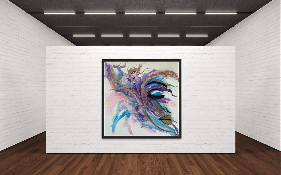 Miniatura: DREAMING OF ETERNAL BEAUTY - 80 x 80 cm