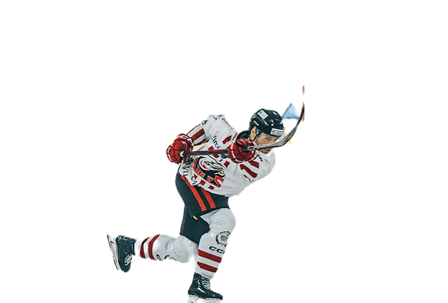 A young man skating on an ice rink_edite