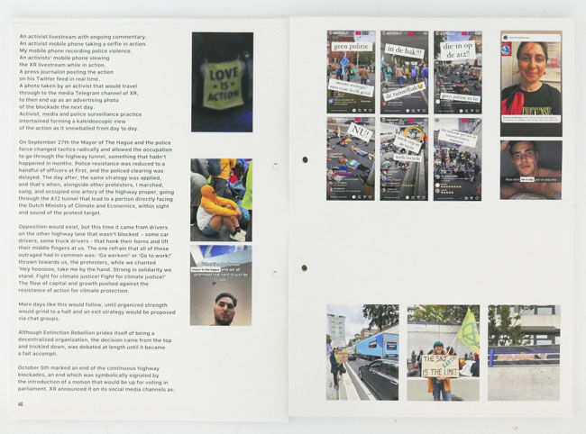Standing, photographing,sitting,filmingl is a photo book by photographer Alina Lupu on protest for Palestine Self published by Amsterdam,2025