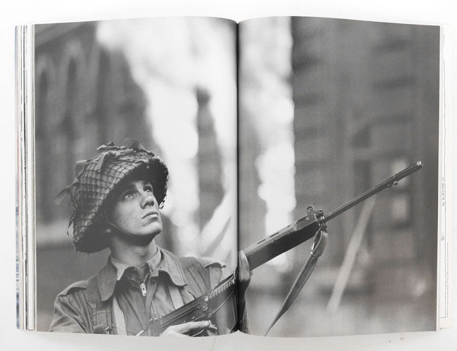 Gilles Caron, pour la liberté de la presse is a photo book by photographer Gilles Caron, on world protests published by Reporters sans Frontières, Paris, France, 2006