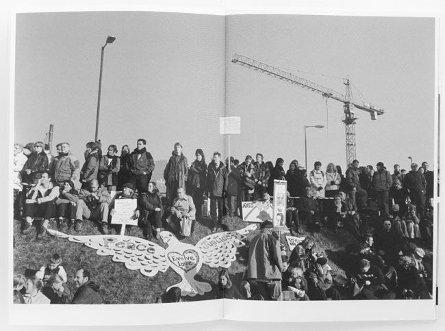 Not in our name, 2003 is a photo book by photographer Jeremy Sutton-Hibbert on Scottland protest 2003 Self Publishing, Scotland,2025