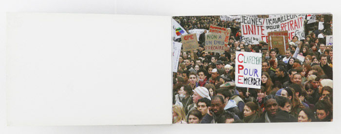 Variations Anti - CPE is a photo book by various photographers on France protests published by Photos LO, France,2007