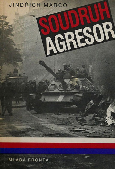 Soudruh Agresor is a photo book by photographer Jindřich Marco on Czech Republic invasion 1968 published by Mladá Fronta, Praha, Czech Republic,1990