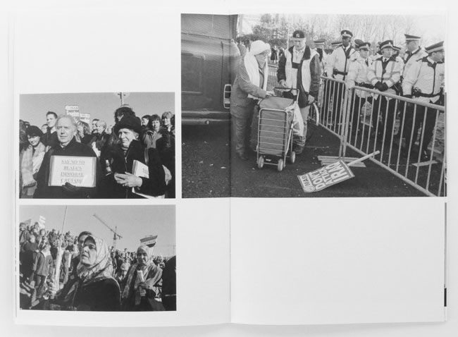 Not in our name, 2003 is a photo book by photographer Jeremy Sutton-Hibbert on Scottland protest 2003 Self Publishing, Scotland,2025